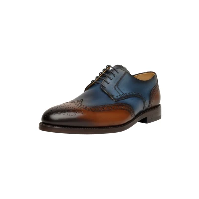 Abbildung von Henry Stevens Marshall FBD Businessschuh Schnürschuh Herren Halbschuhe Leder handgefertigt, Anzugschuhe