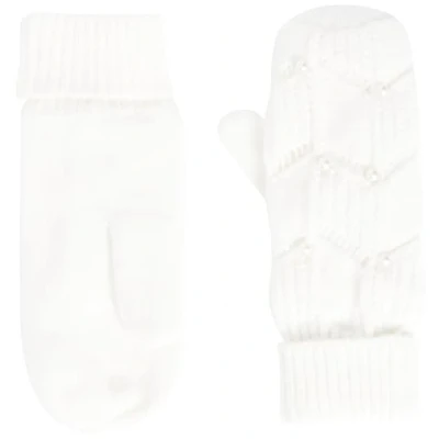 Abbildung von PIECES Damen PCJAZMIN Mittens BC Fäustlinge, Cloud Dancer, ONE Size
