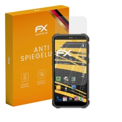 Abbildung von atFoliX Panzerfolie kompatibel mit Oukitel WP32 Schutzfolie, entspiegelnde und stoßdämpfende FX Folie (3X)