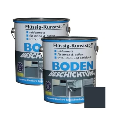 Abbildung von Wilckens Farben Bodenversiegelung, Flüssig Kunststoff 5 L Bodenbeschichtung Anthrazitgrau RAL 7016