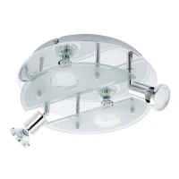 Abbildung von Eglo 93085 Deckenleuchte LED CABO 1 chrom, GU10 max. 4X3W