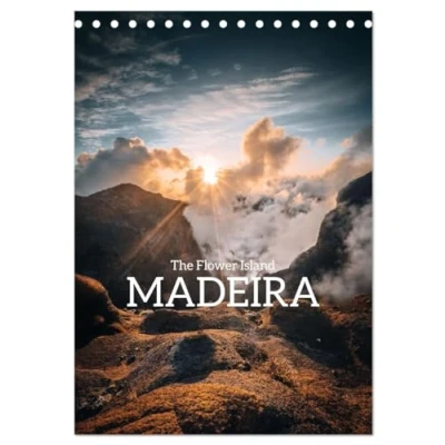 Abbildung von The Flower Island Madeira (Tischkalender 2025 DIN A5 hoch), CALVENDO Monatskalender