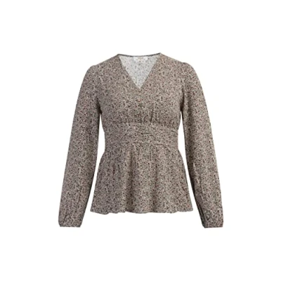 Abbildung von ESHA Damen Bluse 17226499 ES01, BEIGE MEHRFARBIG, L