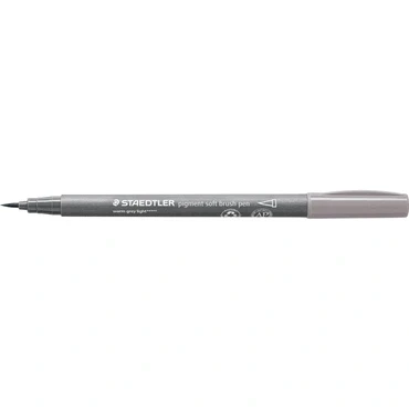 Abbildung von 10 x Staedtler Pigment soft brush pen warmgrau hell