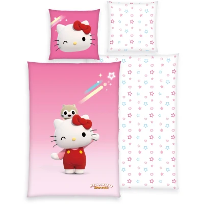 Abbildung von Hello Kitty Bettwäsche &quot;Hello Kitty&quot;, (2 tlg.), mit niedlichem Motiv
