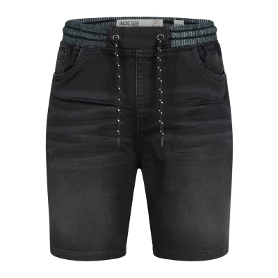 Abbildung von Indicode Jeans Ettore Shorts, Herren, Größe: Large, Black