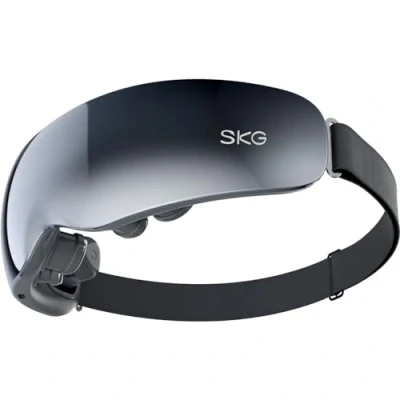 Abbildung von SKG Gesichtsmassagegerät E7 EN Augen und Schläfenmassagegerät Silber 1500 mAh mit USB C