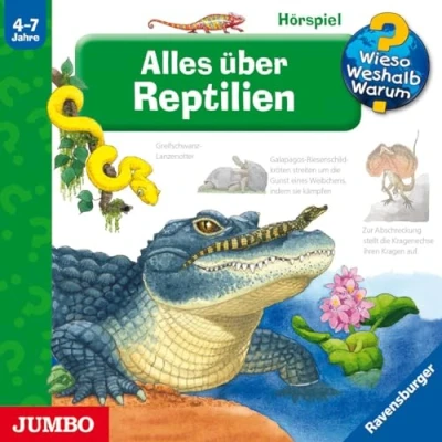 Abbildung von Wieso? Weshalb? Warum? Alles über Reptilien: CD Standard Audio Format, Hörspiel