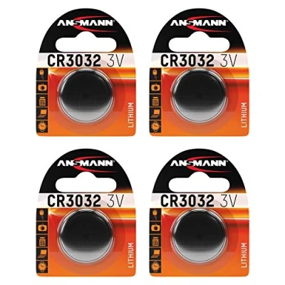 Abbildung von 4er Set: ANSMANN 1516 0013 Knofpzelle Batterie Lithium CR 3032 3V