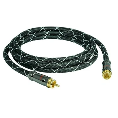 Abbildung von SunshineTronic Blackline Subwoofer Kabel 4 Fach geschirmt 7,5m