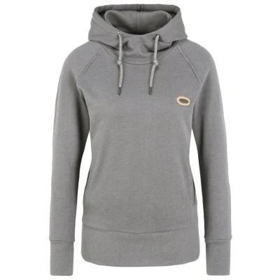 Abbildung von Oxmo Oxpuja Kapuzenpullover, Damen, Größe: Large, Grey melange