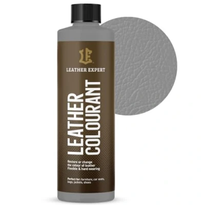 Abbildung von Sehr Deckend Wasser Lederfarbe Grau 250 ml Leather Paint für Natur und ÖkoLeder Dye Ohne Alkohol alle Lederaccessoires Reißt oder Blättert Nicht ab