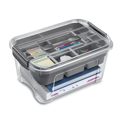 Abbildung von Combi Box 13L Transportbox für Zubehör Grau CEP