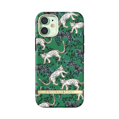 Abbildung von Richmond &amp; Finch Hülle Kompatibel mit iPhone 12 Mini, Grüner Leopard Gehäuse, 5.4 Zol, Komplett Schützende Handyhülle