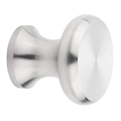 Abbildung von SO TECH® Möbelknopf LEICESTER Ø 15 30 mm Edelstahl gebürstet, Knopf Knauf incl. Schraube