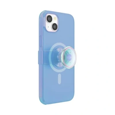 Abbildung von PopSockets Hüllen für MagSafe Opalescent Blau iPhone 14 Plus