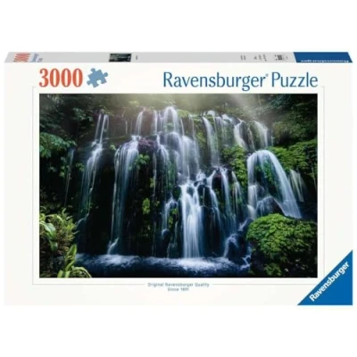 Abbildung von Ravensburger 3 000 Stukjes Waterval OP BALI Puzzle für Kinder, Größe: One Size, Multi coloured