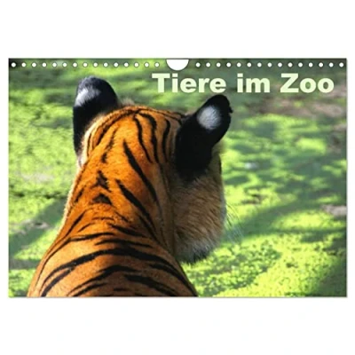 Abbildung von Tiere im Zoo (Wandkalender 2025 DIN A4 quer), CALVENDO Monatskalender