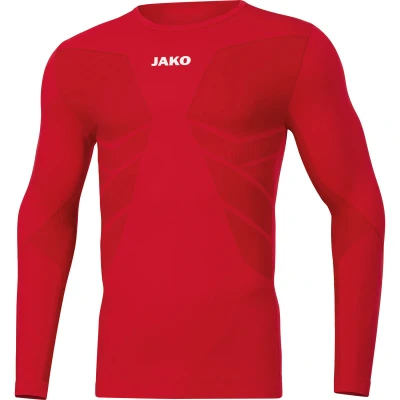 Abbildung von JAKO Comfort 2.0 Langarm Hell rotweiss, 2XL Unisex