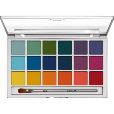 Abbildung von Kryolan Eye Shadow Variety 18 Shades V2