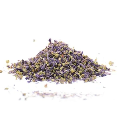 Abbildung von Malvenblüten blau 20g geschnitten Malven Blüten Tee getrocknet Malventee Malvenblütentee lose Malva sylvestris neglecta Gerüche Küche