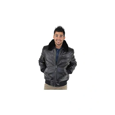 Abbildung von Schott LC 1380 Lederjacke, Herren, Größe: Small, Black