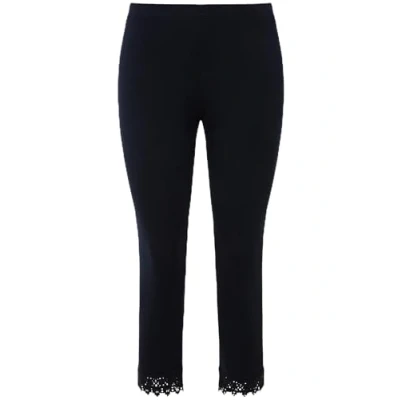 Abbildung von Ulla Popken Damen 7/8 Leggings Hose, Marine, 50/52