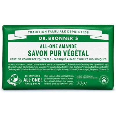 Abbildung von Dr. Bronner ́s PURE Natural SOAP 140G Seife, Damen, Größe: 140 g, Mandel