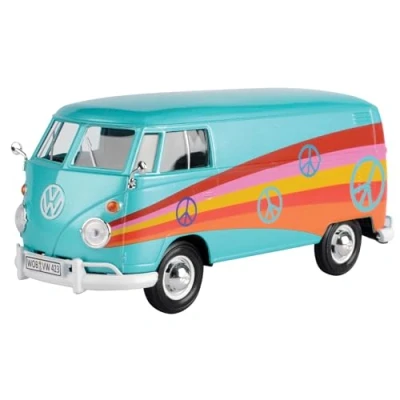 Abbildung von Volkswagen 3A3099303 Modellauto T1 Bulli Miniatur, Maßstab 1:24, Dekoration: Peace
