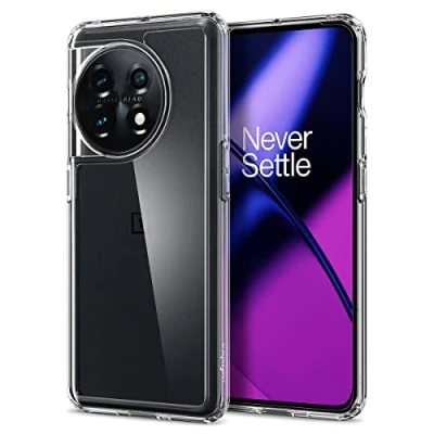 Abbildung von OnePlus 11 Hülle Kunststoff Spigen Hard Case/Backcover Handyhülle Transparent Shockproof/Stoßfest