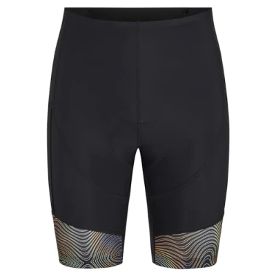 Abbildung von Ziener Fahrrad Nasira XGEL Tights, Damen, Größe: 34, Wave print black