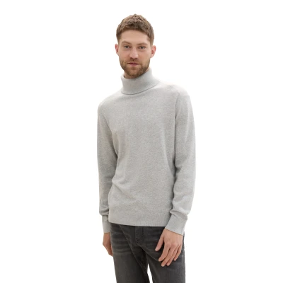 Abbildung von TOM Tailor Strickpullover, Herren, Größe: XXL, Grey heather melange