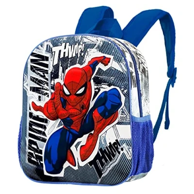 Abbildung von Karactermania Kinderrucksack Marvel Spiderman 3D Rucksack Vorschulrucksack Kindergarten, Frontrelief