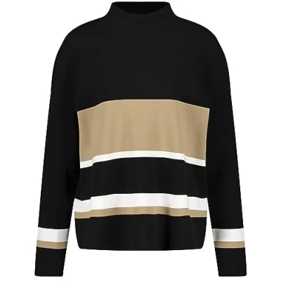 Abbildung von Gerry Weber Strickpullover Schwarz ecru, Damen, Größe: 40, ecru