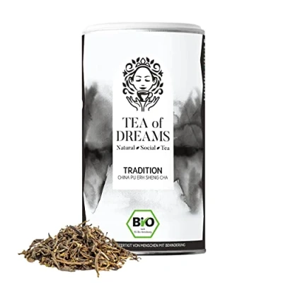 Abbildung von Pu Erh Tee Bio &quot;Tradition&quot; China Green Sheng Cha loser 40g