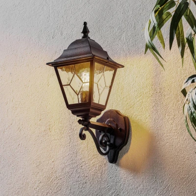 Abbildung von Elstead Lighting NR1 BLK Wandleuchte Norfolk 1xE27 H:45 L:26 B:18,4