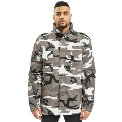 Abbildung von Brandit Leichte Jacke, Herren, Größe: Large, Snowcamo