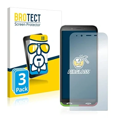 Abbildung von BROTECT Schutzglas für Emporia SuperEasy (3 Stück) Schutzfolie Panzer Folie Glas [Extrem Kratzfest 9H, Anti Fingerprint, Ultra Transparent]