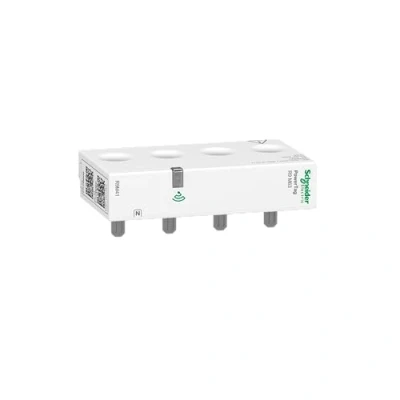 Abbildung von Schneider Electric R9M41 PowerTag Resi9 M63, 3P+N, Einbau oben, Verbindung mit Wiser Gateway, Leitungsschutzschalter Made in Germany