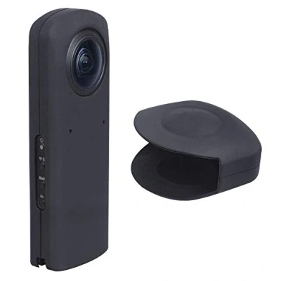 Abbildung von TIUIHU Tragbare Silikon Schutzhülle für Ricoh Theta Z1 360 Grad Kamera, Skin Z1, wasserdicht, Schwarz