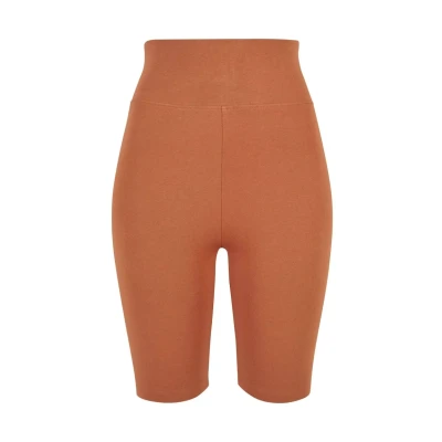 Abbildung von Urban Classics HIGH Waist Cycle Leggings Hosen, Damen, Größe: 28, Terracotta