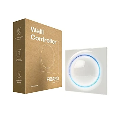 Abbildung von FIBARO Walli Controller / Z Wave Plus Aufputz Batteriebetriebene Fernbedienung, Weiß, FGWCEU 201 1