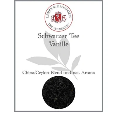 Abbildung von Lerbs &amp; Hagedorn, Schwarzer Tee Vanille Angenehmer Vanillegeschmack 250g (ca. 21 Liter) Ceylon