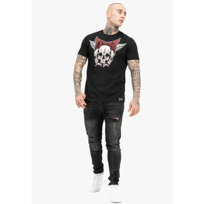 Abbildung von Tapout Normale Passform Hamlines Tshirt print, Herren, Größe: 3XL, Black red ecru