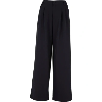 Abbildung von Urban Classics Ultra WIDE Pleatfront Stoffhose, Damen, Größe: 26, Black