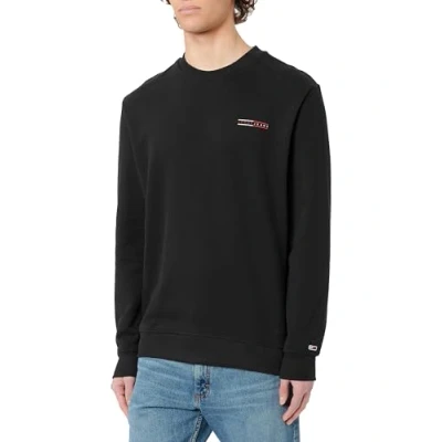 Abbildung von Tommy Jeans Entry Graphic CREW EXT Sweatshirt, Herren, Größe: 52, Black