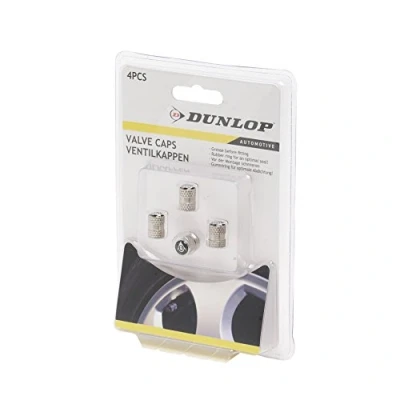 Abbildung von Dunlop Vehicle 871125241774 Set Ventilkappen Silber
