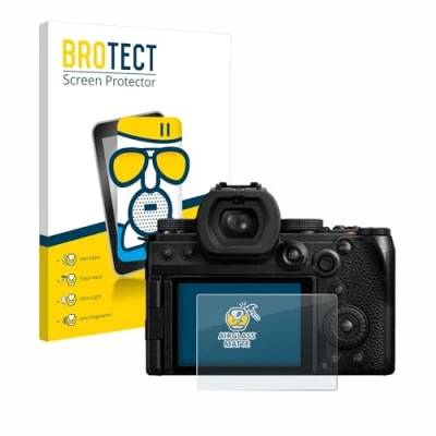 Abbildung von BROTECT Entspiegelungs Schutzglas für Panasonic Lumix DC S5M2X Schutz Folie Panzerfolie Glas Matt [Extrem Kratzfest 9H, Anti Reflex]