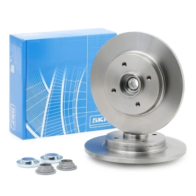Abbildung von SKF VKBD 1016 Bremsscheibe 267,7 12 4 voll mit integriertem Radlager, magnetischen Sensorring PEUGEOT: 3008 I, 308 I Schrägheck