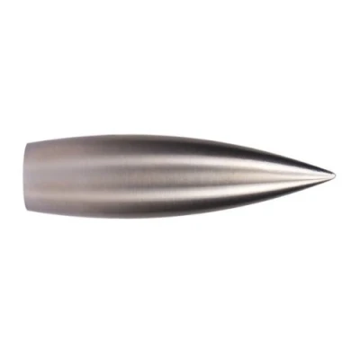 Abbildung von Endstück Flamme in Edelstahl Optik für 16 mm Ø Gardinenstangen Set 2
